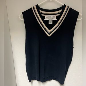 Midnight blue vintage sweater vest